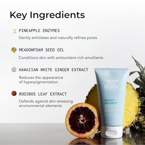 Bigger Than Beauty Hydrating Gel Cleanser & Makeup Remover - Product Imagery