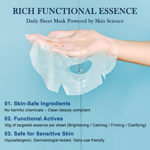 KOSBEAUTY NACIFIC Face Masks Skincare Korean – Premium 10-Sheet - Product Imagery