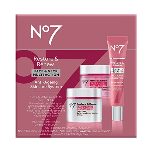 No7 Restore & Renew Face & Neck Sculpting Skincare System, - Product Imagery