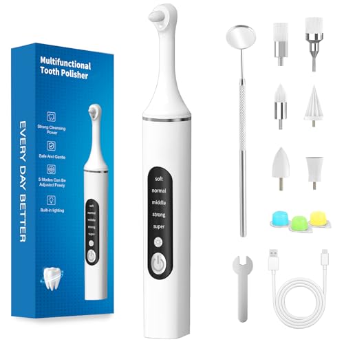 Tooth Polisher Rechargeable Teeth Cleaning Tools for Tooth - JUSIIUE Official Imagery - 1