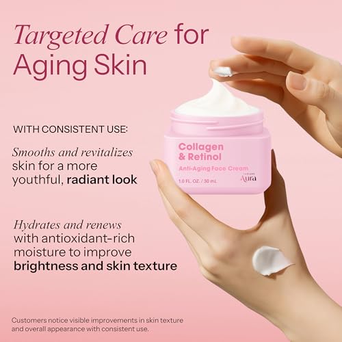 Collagen & Retinol Face Cream – Dermatologist Tested, Anti - Product Imagery