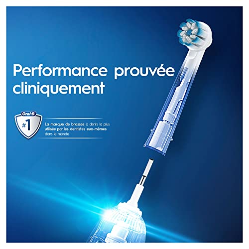 Oral-B Sensitive Clean Replacement Brush Heads x 8 Original - Product Imagery