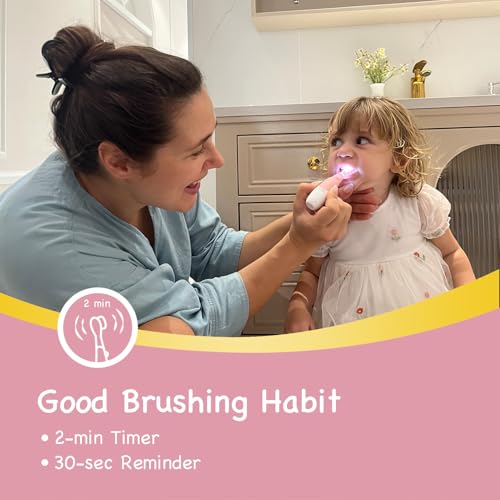 Papablic BabyHandy 2-Stage Sonic Electric Toothbrush for Babies - Product Imagery