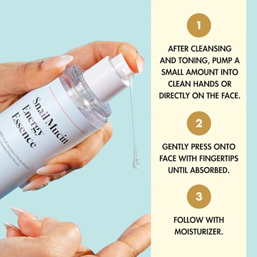 The Klog Snail Mucin Energy Essence, 90% Snail Mucin, 100ml - Product Imagery