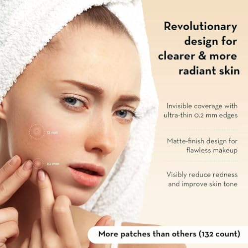 LE GUSHE Korean Pimple Patches for Face (132 Dots) - - Product Imagery