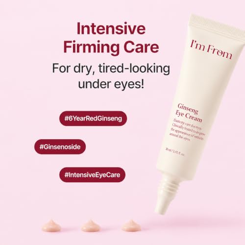I’m From Ginseng Eye&Neck Cream, Korean Red Ginseng Eye Cream - Product Imagery
