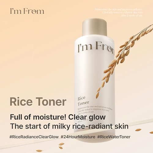 I'm From Rice Toner, Korea Glow Milky Rice Toner, niacinamide, - Product Imagery
