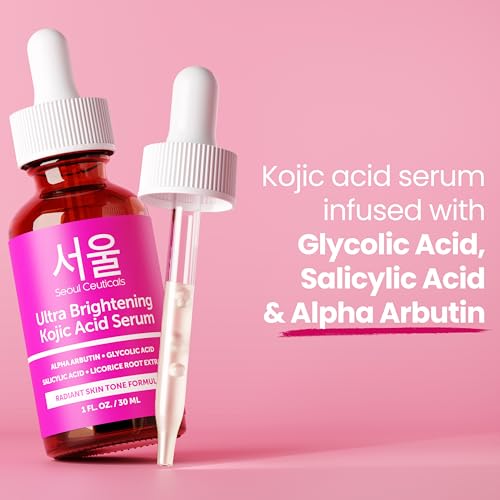 SeoulCeuticals Korean Skin Care Kojic Acid Serum Dark Spot - Product Imagery