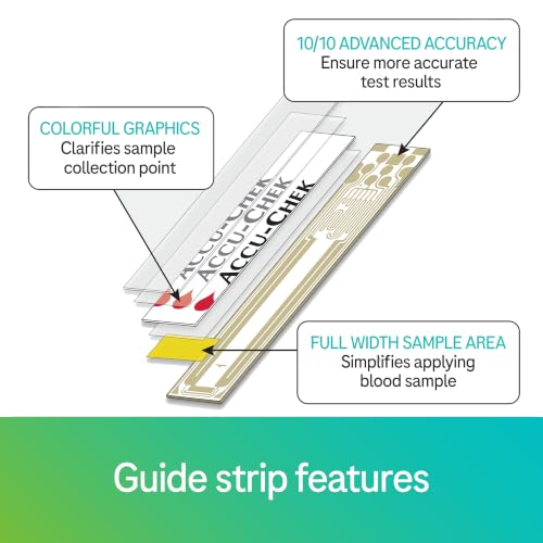 Accu-Chek Guide Glucose Test Strips, Pack of 100 - Product Imagery
