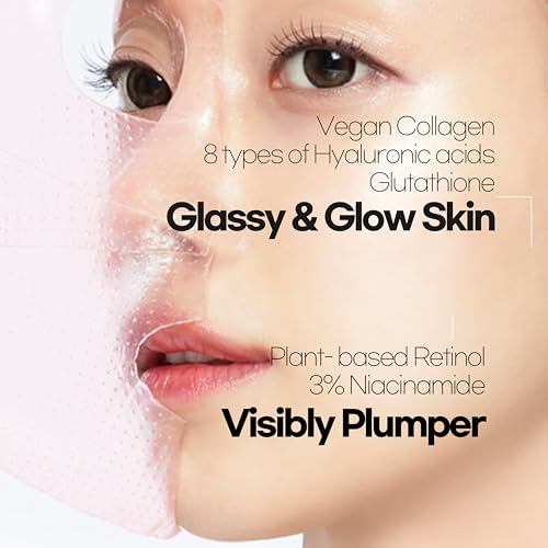 Deep Collagen Overnight Mask for Glass Skin, Hydrating Mask, - Product Imagery