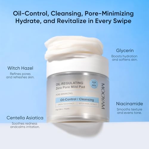 Toner Pads Zero Pore Pad Skincare, Dual-Textured Facial Pad for - Product Imagery