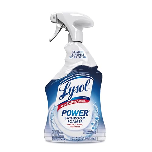 Lysol Power Foaming Bathroom Cleaner, Multipurpose Cleaner For - Product Imagery