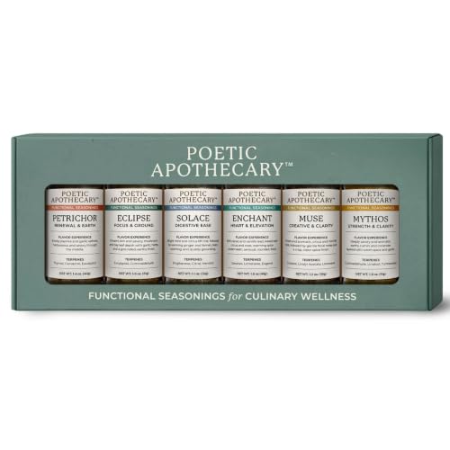 Poetic Apothecary Organic Spice Gift Set Salt Free Vegan - Starwest Botanicals Official Imagery - 1