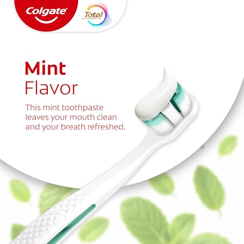 Colgate Total Whitening Toothpaste Gel with Fluoride, Bulk 4 - Product Imagery