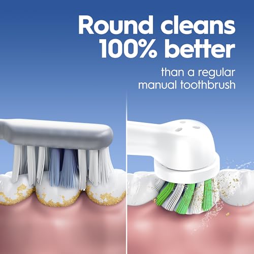 Oral-B Pro 100 3D White, Battery Toothbrush, White - Product Imagery