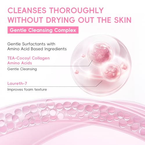 QUIYUM Sakura Collagen Skincare Set - 8-Piece Glass Skin Routine - Product Imagery
