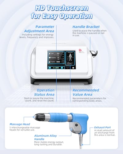 PerVita Medical Extracorporeal Shock Wave Therapy ESWT Machine - Product Imagery
