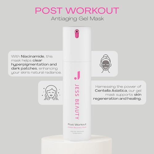 JESS BEAUTY | Post-Workout Gel Moisturizer | Deep Hydration Face - Product Imagery