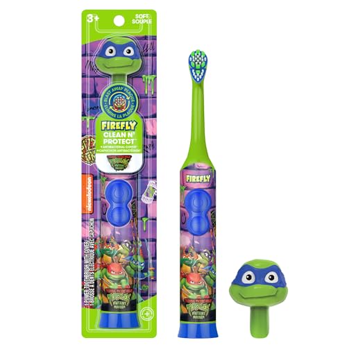 FIREFLY Clean N' Protect TMNT Power Toothbrush, 3D Cover, - Product Imagery