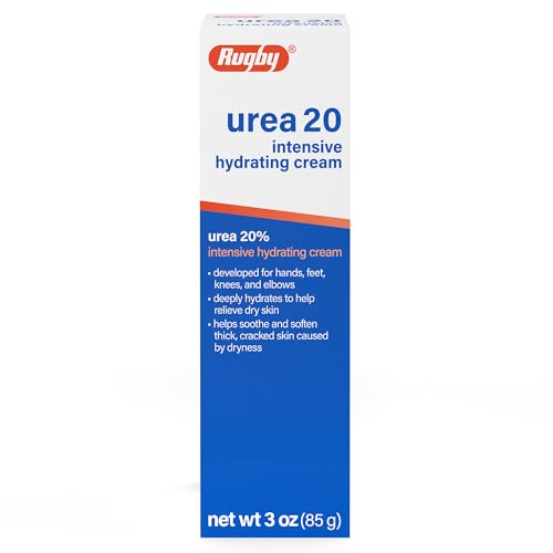 Rugby Urea 20% Intensive Hydrating Cream - Urea Cream for Feet, - Product Imagery