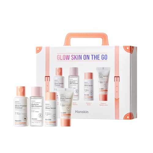 Hanskin Glow Skin On the Go Kit–Brightening & Hydrating Mini - Product Imagery