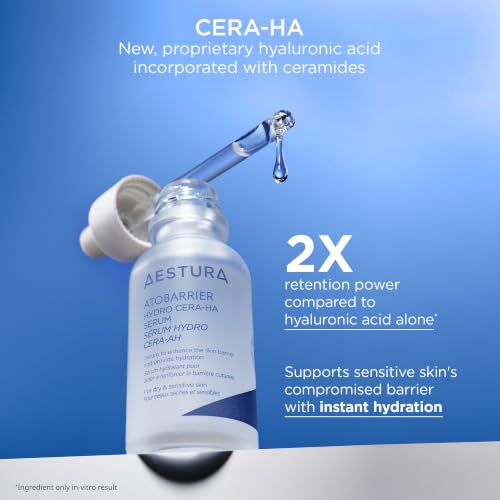 AESTURA ATOBARRIER365 Hydro CERA-HA Korean Face Serum with - Product Imagery