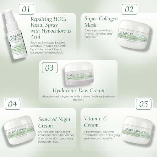 A Little Bit of Mario 10-Piece Skincare Kit – Vitamin C Serum, - Product Imagery