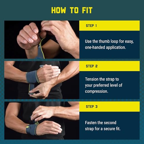 Push Sports Wrist Support Brace for Sports & Athletics - Relieve - Product Imagery