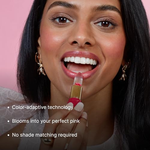 Winky Lux Flower Balm - pH Color Changing Lip Balm, Pink Flower - Product Imagery