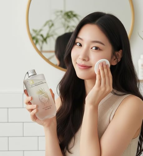 Rice Niacinamide Toner, Korean Rice Extract, Brightening & - Product Imagery