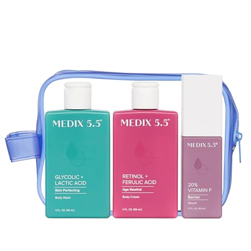 MEDIX 5.5 Best Sellers Travel Kit Skin Care Set - Retinol Body - Product Imagery