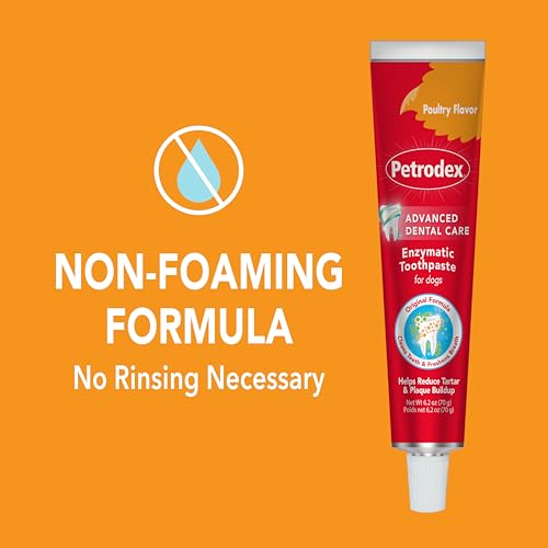 Petrodex Enzymatic Dog Toothpaste, Poultry Flavor, 6.2oz - Product Imagery