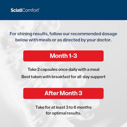 SciatiEase SciatiComfort Spine & Disc Support Supplement, 30 Day - Product Imagery