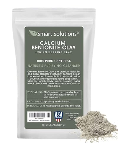 SMART SOLUTIONS Calcium Bentonite Clay, 5 lb – Unscented