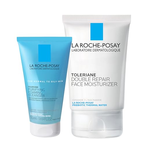 La Roche-Posay Toleriane Skin Care Set, Face Moisturizer & Face - Product Imagery
