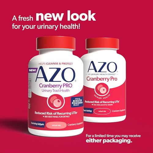 AZO Pro Strength Cranberry Supplement Pills for Women, 600mg, - Product Imagery