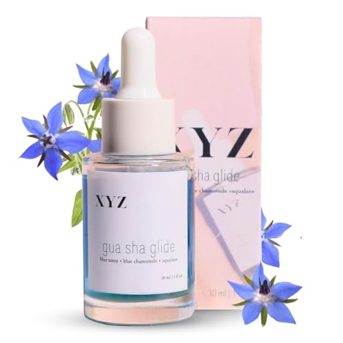 Gua Sha Glide Face Oil - Hydrating and Soothing With Azulene - Product Imagery