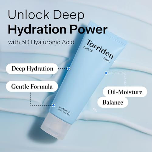 Torriden DIVE IN Cream 80ml (2.71 fl. oz.) | Facial Moisturizer - Product Imagery