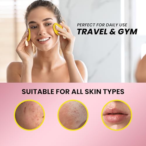 Turmeric Kojic Acid Cleansing Pads for Face Dark Spots - - Product Imagery