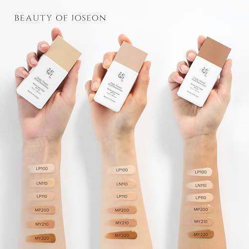 Beauty of Joseon Daily Tinted Fluid Sunscreen 12 Shades for Face - Product Imagery