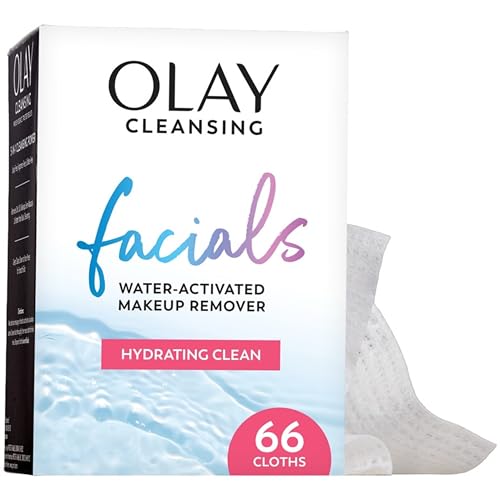 Olay Makeup Remover Wipes, Daily Facials Hydrating Face Cleanser - Product Imagery
