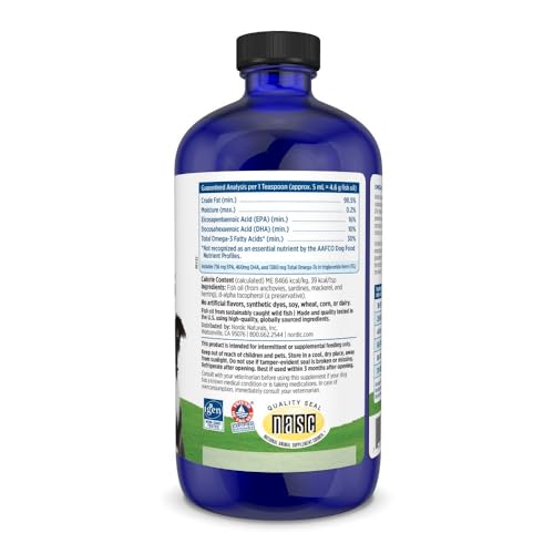Nordic Naturals Omega-3 Pet, 1380mg Fish Oil for Dogs w/EPA DHA - Product Imagery