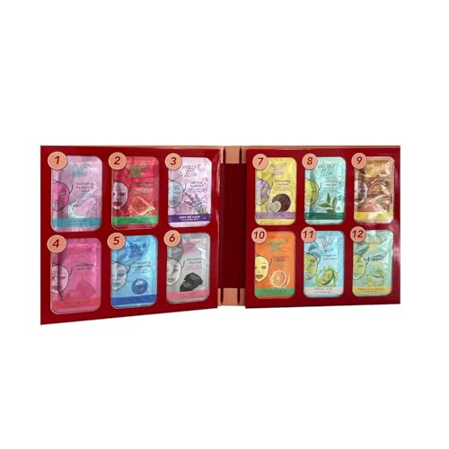 Holler And Glow 12 Days of Self Care Facial Mask Set, - Product Imagery