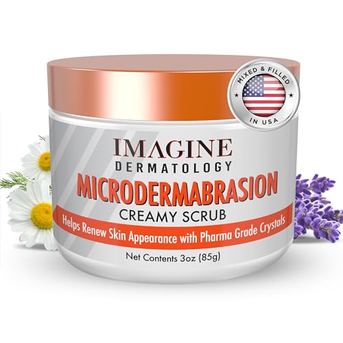 Microdermabrasion Facial Creamy Gel Scrub & Face Exfoliator 3 oz - Product Imagery