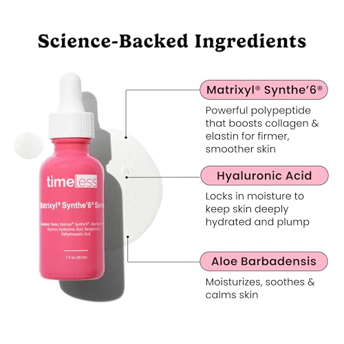 Timeless Matrixyl Synthe'6 Peptide Complex Serum, Hyaluronic - Product Imagery
