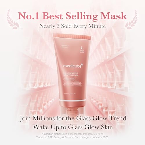 medicube Wrapping Mask Collagen - Overnight Peel Off Facial Mask - Product Imagery