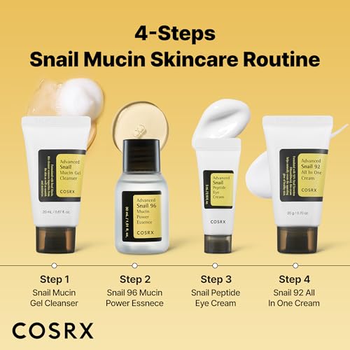 COSRX All About Snail Mucin Korean Skin Care Set, Mini Travel - Product Imagery