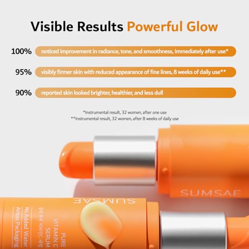 Pure Vitamin C Serum - Korean Skincare with Vitamin 10.5%, - Product Imagery