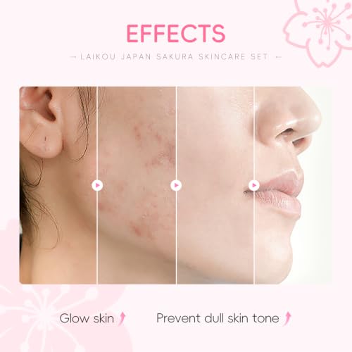 LAIKOU Skin Care Set JAPAN SAKURA Women Beauty Gift Sets Skin - Product Imagery