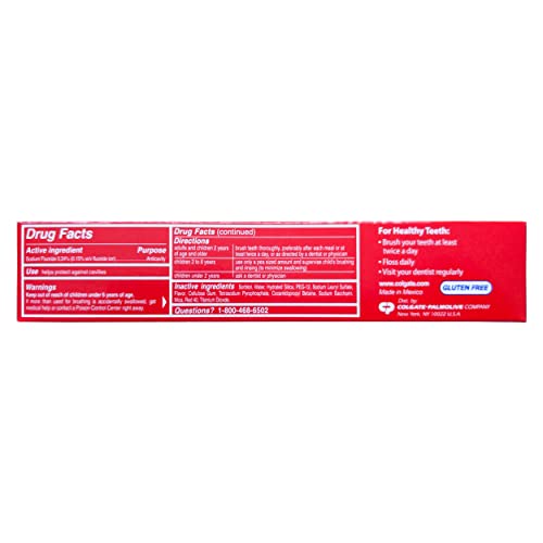 Colgate Cinnamint Fluoride Toothpaste with Cinnamon and Natural - Product Imagery